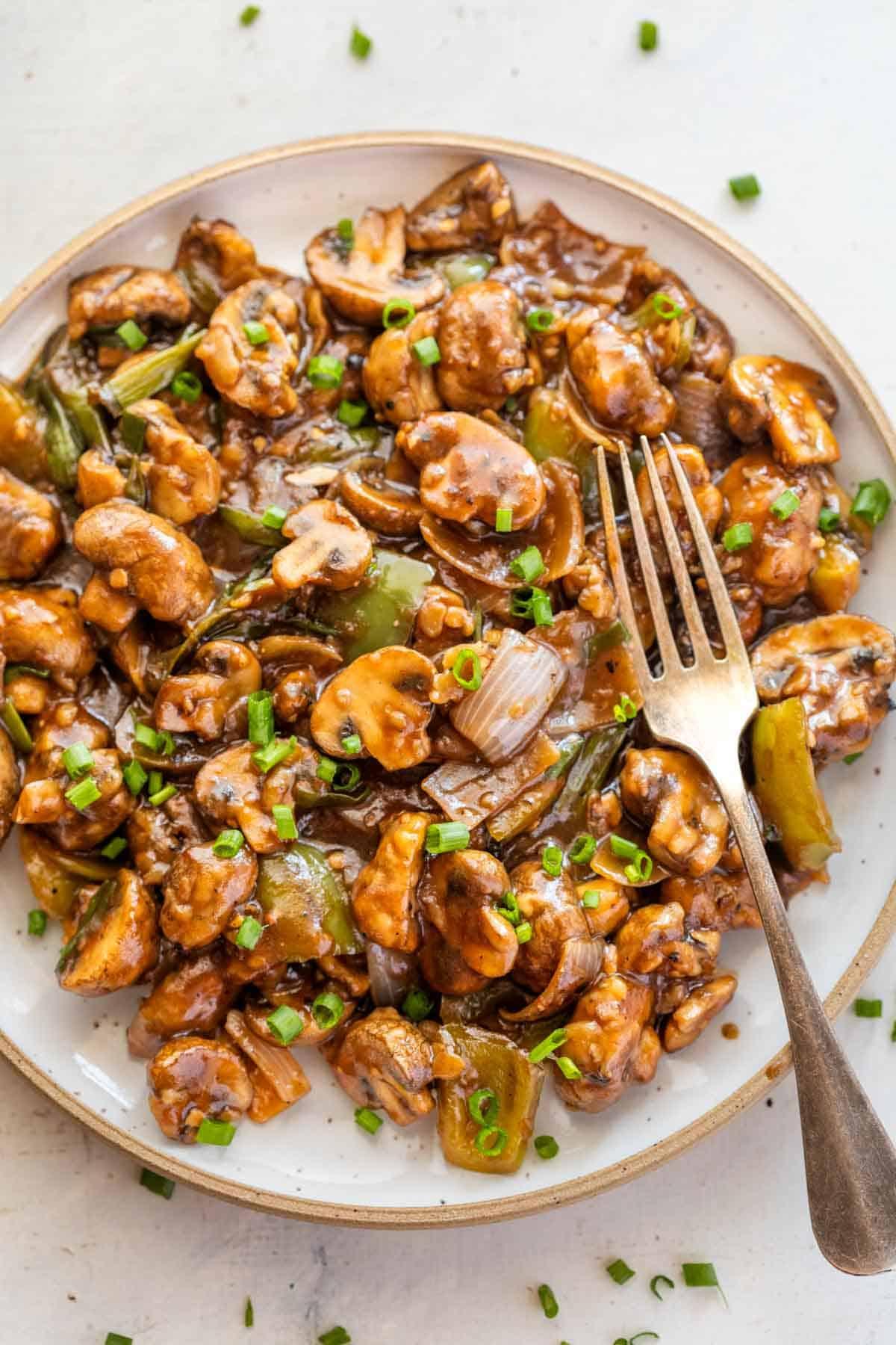 Mushroom Chilli
