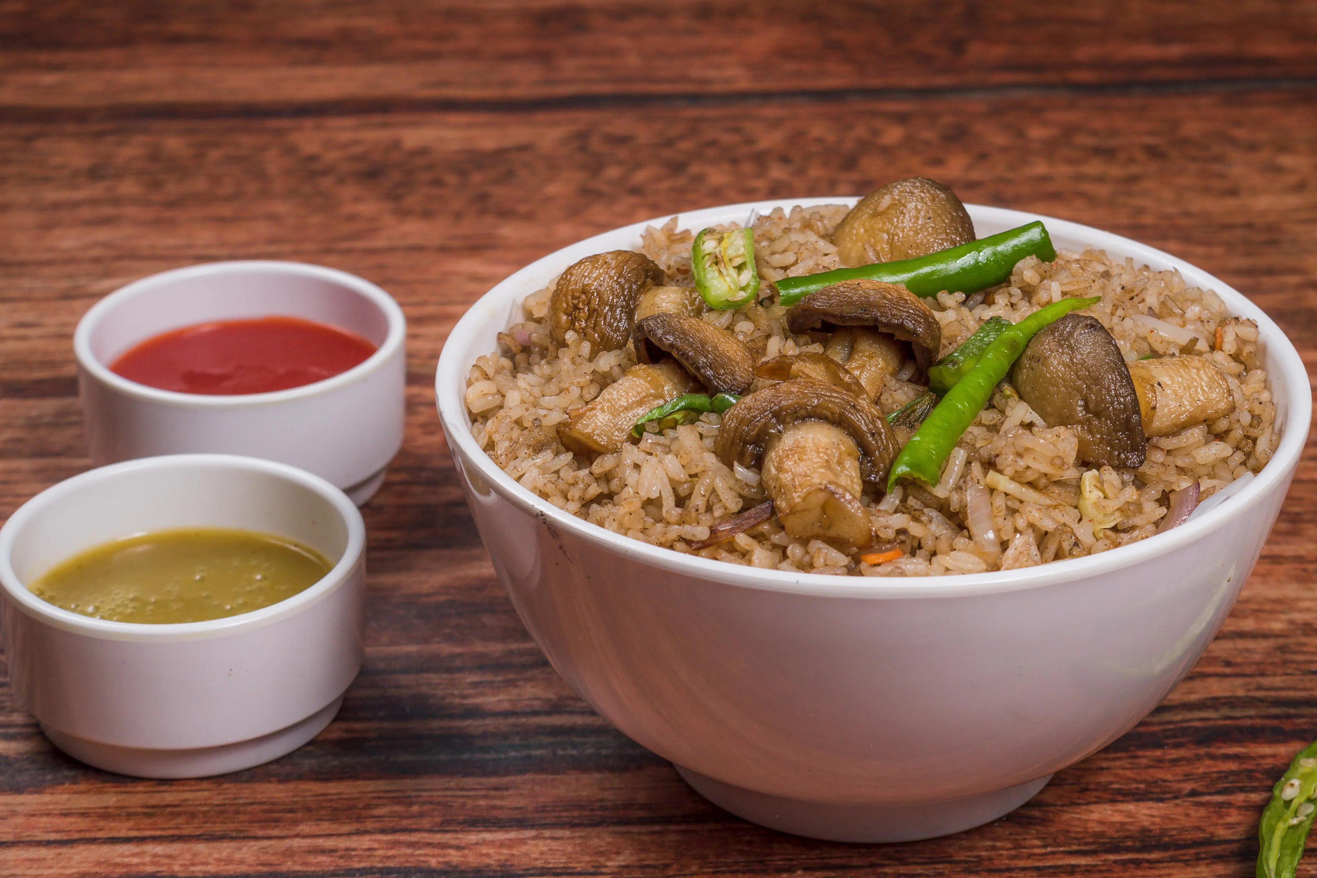 Mushroom Fried Rice